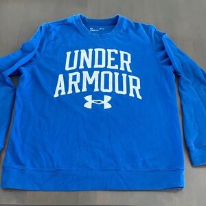 Under Armour Men's Vibrant Blue Crewneck Sweater